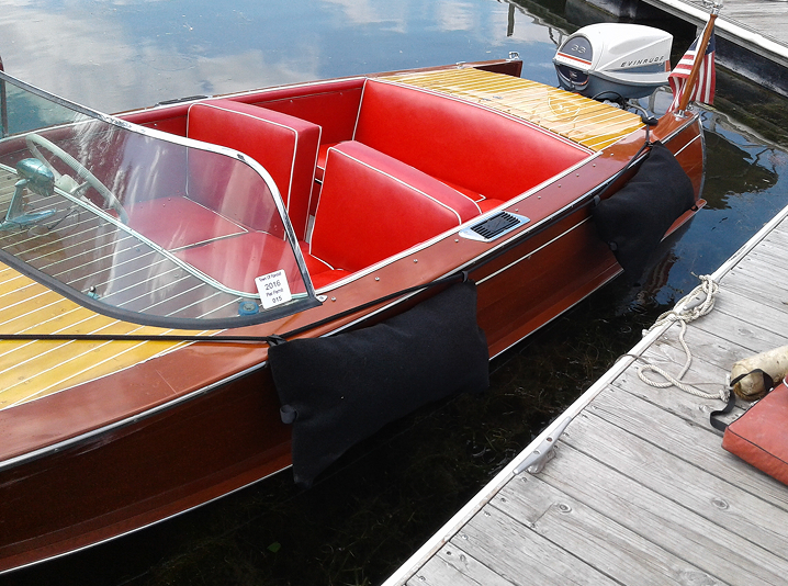 Black heavy-duty inflatable boat fender with reinforced seams
